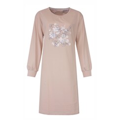 TENGD25020B Tenderness dames Nachthemd Beige.