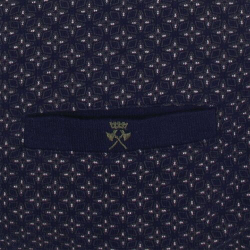 Paul Hopkins PHPYH25023A Paul Hopkins Heren Fleece Pyjama Donker Blauw.