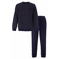 Paul Hopkins PHPYH25023A Paul Hopkins Heren Fleece Pyjama Donker Blauw.