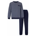Paul Hopkins PHPYH25023B Paul Hopkins Heren Fleece Pyjama Blauw.