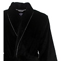 Paul Hopkins PHBRH25001A Paul Hopkins Heren Fleece Badjas Ochtendjas Zwart.