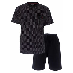 PHSAH25004A Paul Hopkins Heren Shortama Donker Blauw.