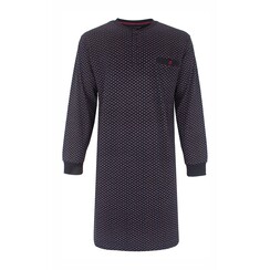 PHNGH25001A Paul Hopkins Heren Nachthemd Donker Blauw.