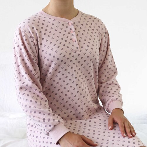 Tenderness TENGD25011A Tenderness dames Fleece Nachthemd Roze.