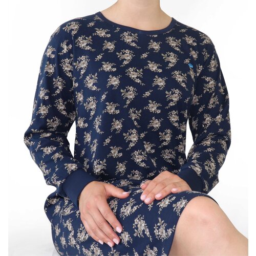 Medaillon MENGD25005A Medaillon dames Nachthemd Donker Blauw.