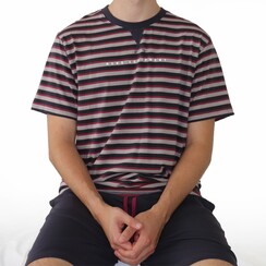 MESAH25002A MEQ Heren Shortama Grijs.