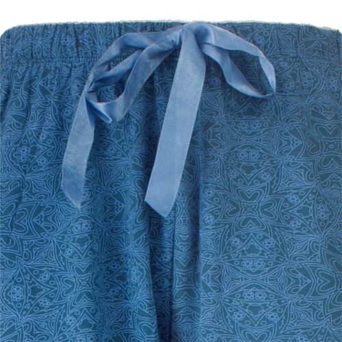 Medaillon MEPYD25008A Medaillon dames Pyjama Petrol Blauw.