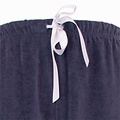 Medaillon MEPYD25005A Medaillon dames Doorknoop Velours Pyjama  Donker Blauw.