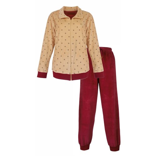 Irresistible IRHSD25004A Irresistible dames Velours Huispak Rood Beige.