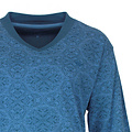 Medaillon MENGD25009A Medaillon dames Nachthemd Petrol Blauw.