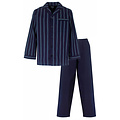 Paul Hopkins PHPYH25012A Paul Hopkins Heren Pyjama Geweven Donker Blauw.