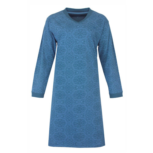 Medaillon MENGD25009A Medaillon dames Nachthemd Petrol Blauw.