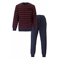 Paul Hopkins PHPYH25007A Paul Hopkins Heren Badstof Pyjama Navy.