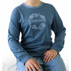 TEPYD25013A Tenderness dames Pyjama Blauw.