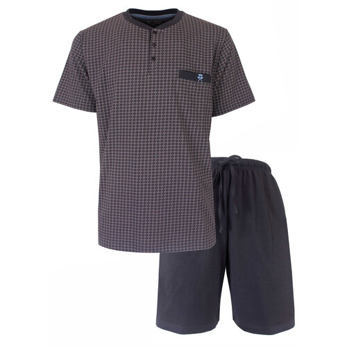 Paul Hopkins PHSAH25001A Paul Hopkins Heren Shortama Antraciet.