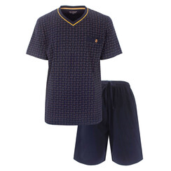 PHSAH25005A Paul Hopkins heren shortama Donker Blauw.