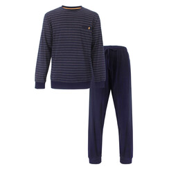 PHPYH25035A Paul Hopkins Heren Pyjama Donker Blauw.