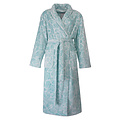 Tenderness TEBRD25001A Tenderness dames Fleece Badjas Ochtendjas Aqua.