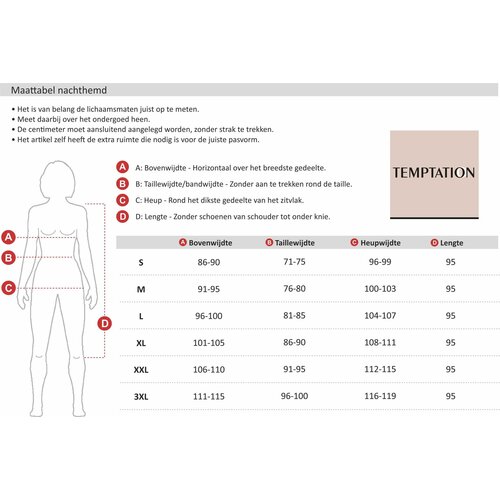 Temptation TPNGD16012C Temptation Dames Big Shirt Roze.