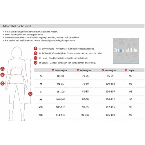 Irresistible IRNGD16004A Irresistible Dames Nachthemd Fuchsia.