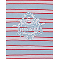 Irresistible IRSAD16001B Irresistible Dames  Shortama Gestreept Blauw.