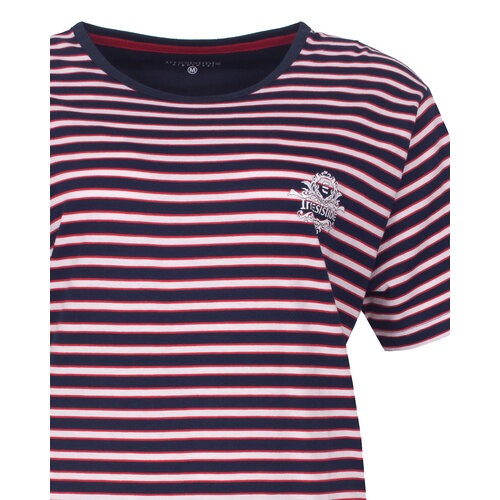 Irresistible IRSAD16001A Irresistible Dames  Shortama Gestreept Donker Blauw.