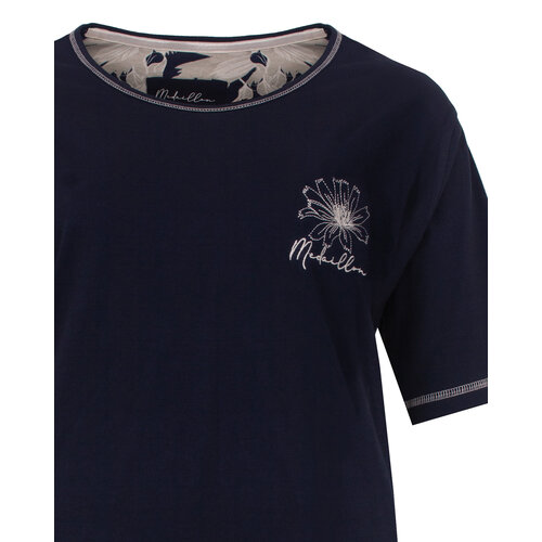 Medaillon MESAD16001A Medaillon Dames Shortama Donker Blauw.