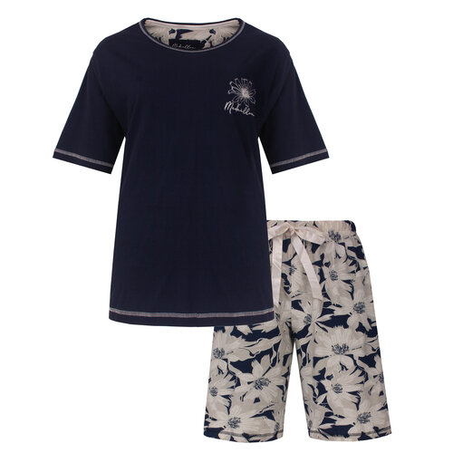 Medaillon MESAD16001A Medaillon Dames Shortama Donker Blauw.