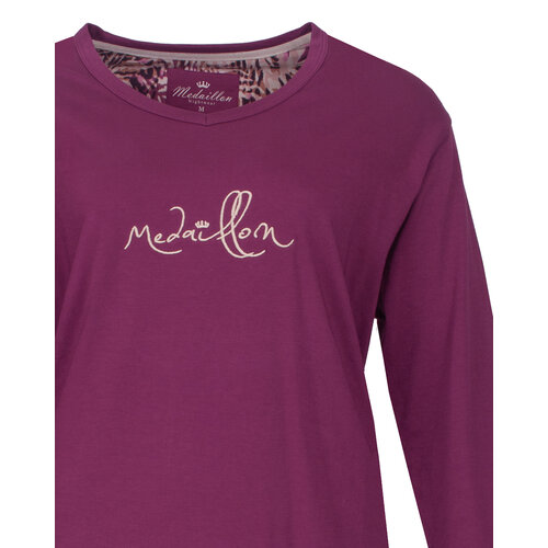 Medaillon MEPYD16006A Medaillon Dames Pyjama Violet.