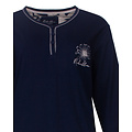 Medaillon MEPYD16002A Medaillon Dames Pyjama Donker Blauw.