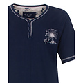 Medaillon MENGD16001A Medaillon Dames Nachthemd Donker Blauw.