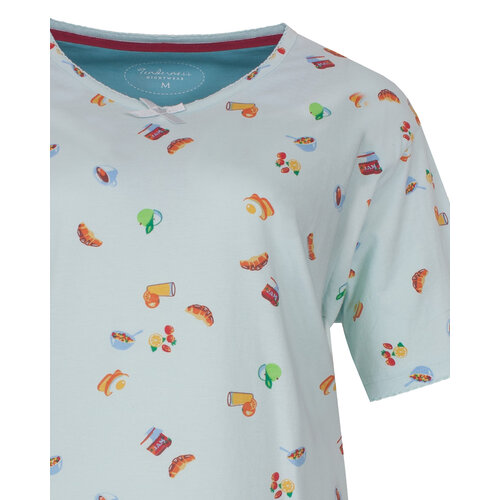 Tenderness TESAD16004A Tenderness Dames Shortama Blauw.