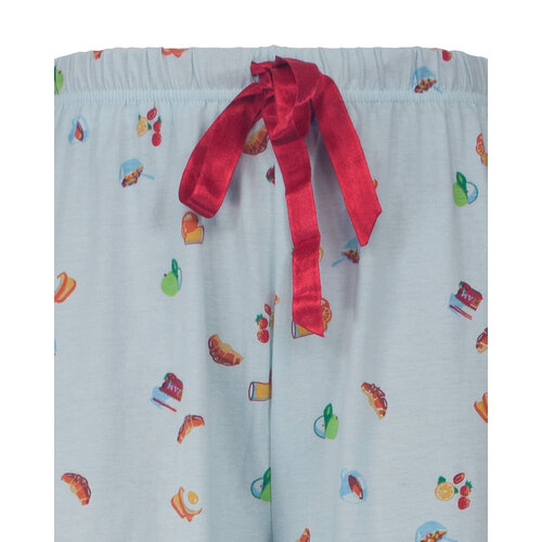 Tenderness TEPYD16005A Tenderness Dames Doorknoop Pyjama Blauw.