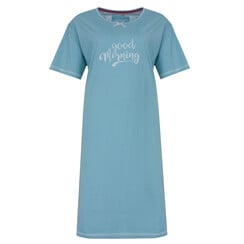 TENGD16006A Tenderness Dames Nachthemd Blauw.