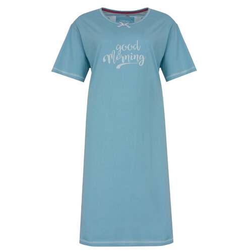 Tenderness TENGD16006A Tenderness Dames Nachthemd Blauw.