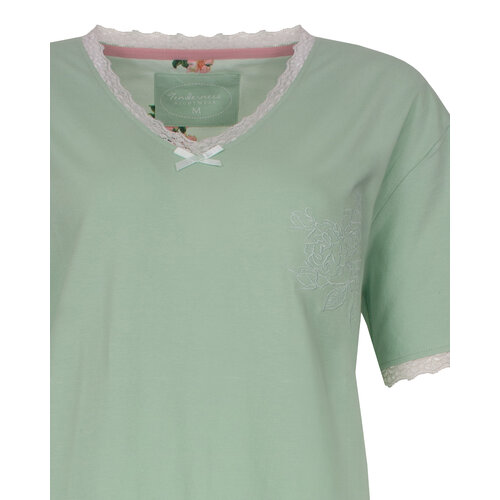 Tenderness TENGD16004A Tenderness Dames Nachthemd Groen.