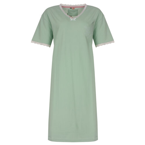 Tenderness TENGD16004A Tenderness Dames Nachthemd Groen.