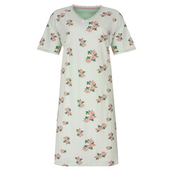 TENGD16003A Tenderness Dames Nachthemd Groen.