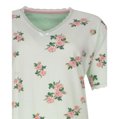 Tenderness TENGD16003A Tenderness Dames Nachthemd Groen.