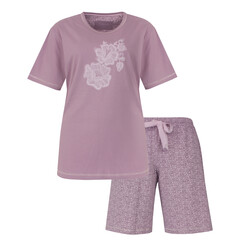 TESAD16002A Tenderness Dames Shortama Lila.
