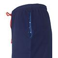 M.E.Q. MEPYH16001A MEQ Heren Pyjama V-hals Blauw.