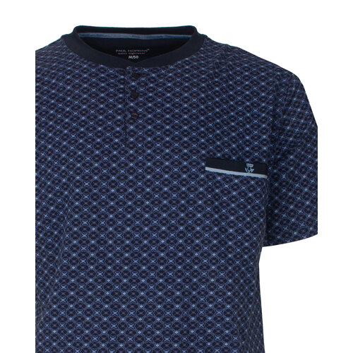 Paul Hopkins PHSAH16005A Paul Hopkins Heren Shortama Polosluiting Donker Blauw.