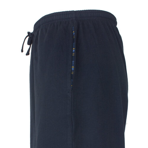 Paul Hopkins PHPYH16008A Paul Hopkins Heren Pyjama Gestreept V-hals Donker Blauw.