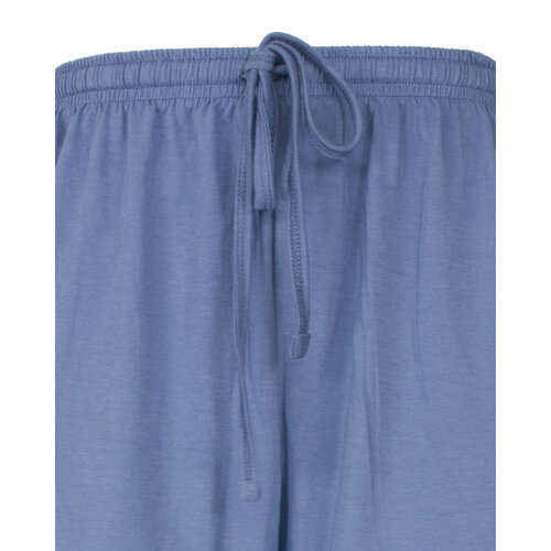 Paul Hopkins PHPYH16004A Paul Hopkins Heren Pyjama Gestreept Ronde Hals Licht Blauw.