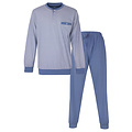 Paul Hopkins PHPYH16003A Paul Hopkins Heren Pyjama Polosluiting Licht Blauw.