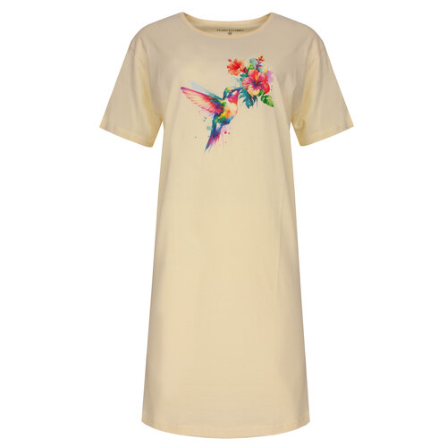 Temptation TPNGD16016B Temptation Dames Big Shirt Geel.