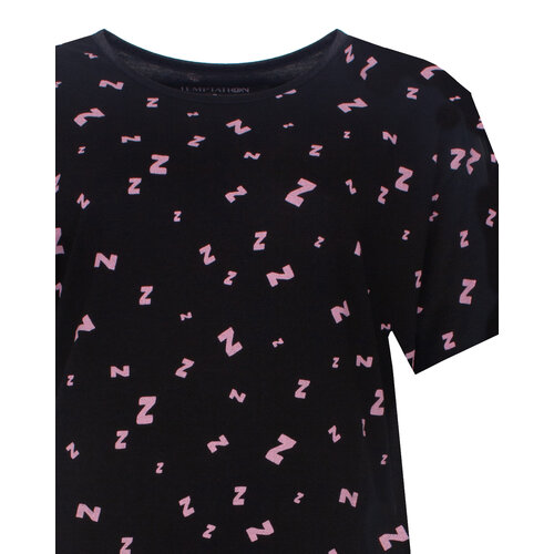 Temptation TPNGD16014B Temptation Dames Big Shirt Zwart.