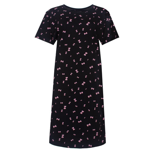 Temptation TPNGD16014B Temptation Dames Big Shirt Zwart.