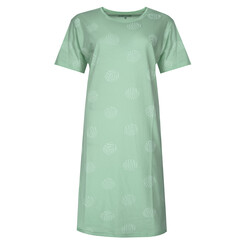 TPNGD16012B Temptation Dames Big Shirt Groen.