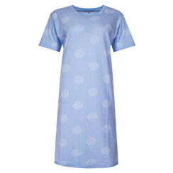 TPNGD16012A Temptation Dames Big Shirt Blauw.